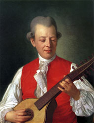 Carl Michael Bellman, Gemälde von Per Krafft d.Ä., 1779